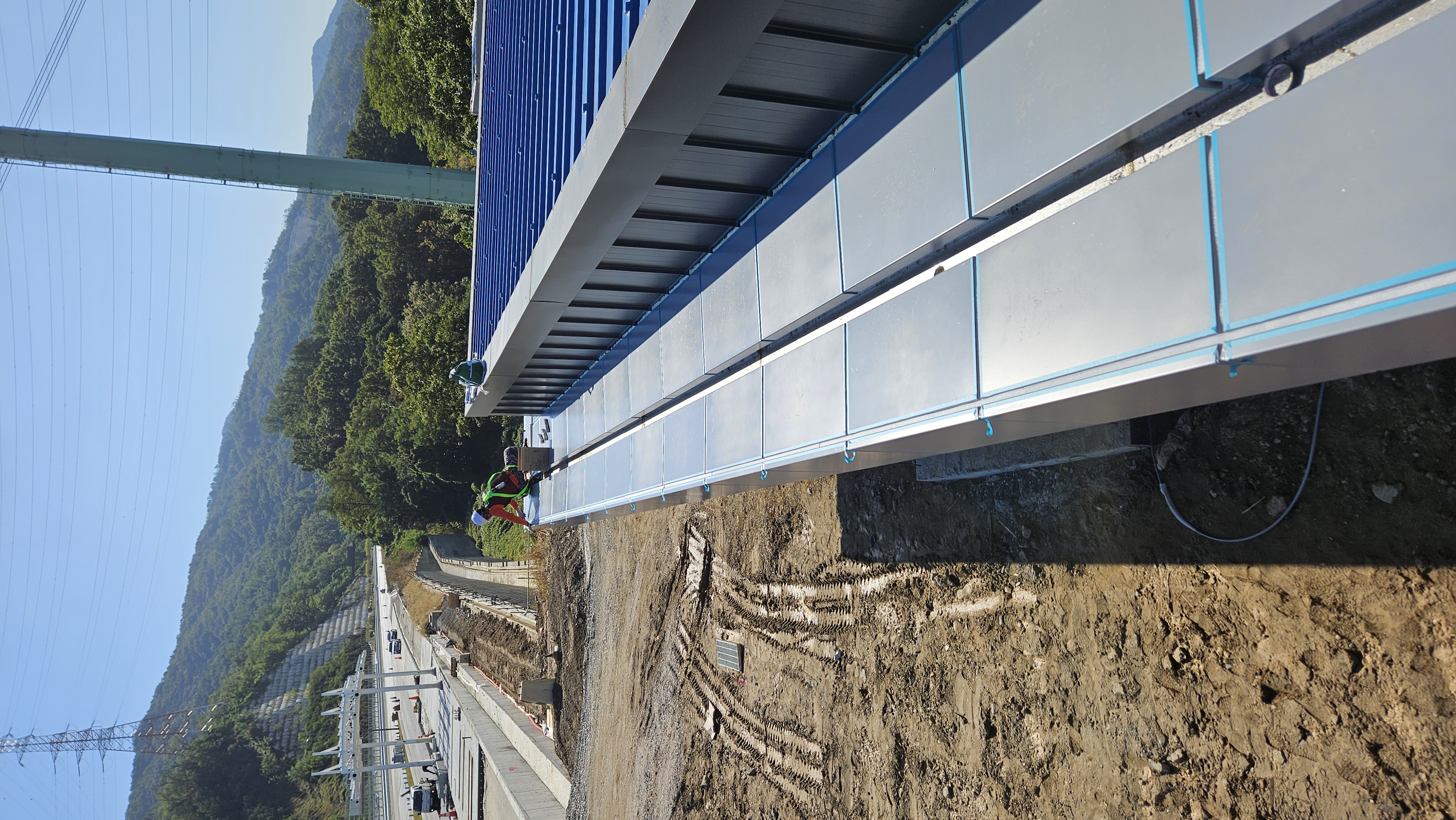 관공서 판넬 상판 작업